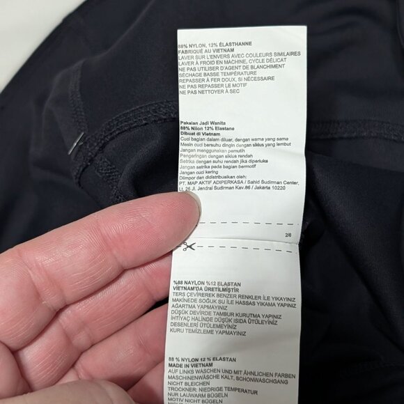 Skechers GoWalk Goflex 2XL Black High-Waisted Biker Shorts Women Activewear - Picture 15 of 16